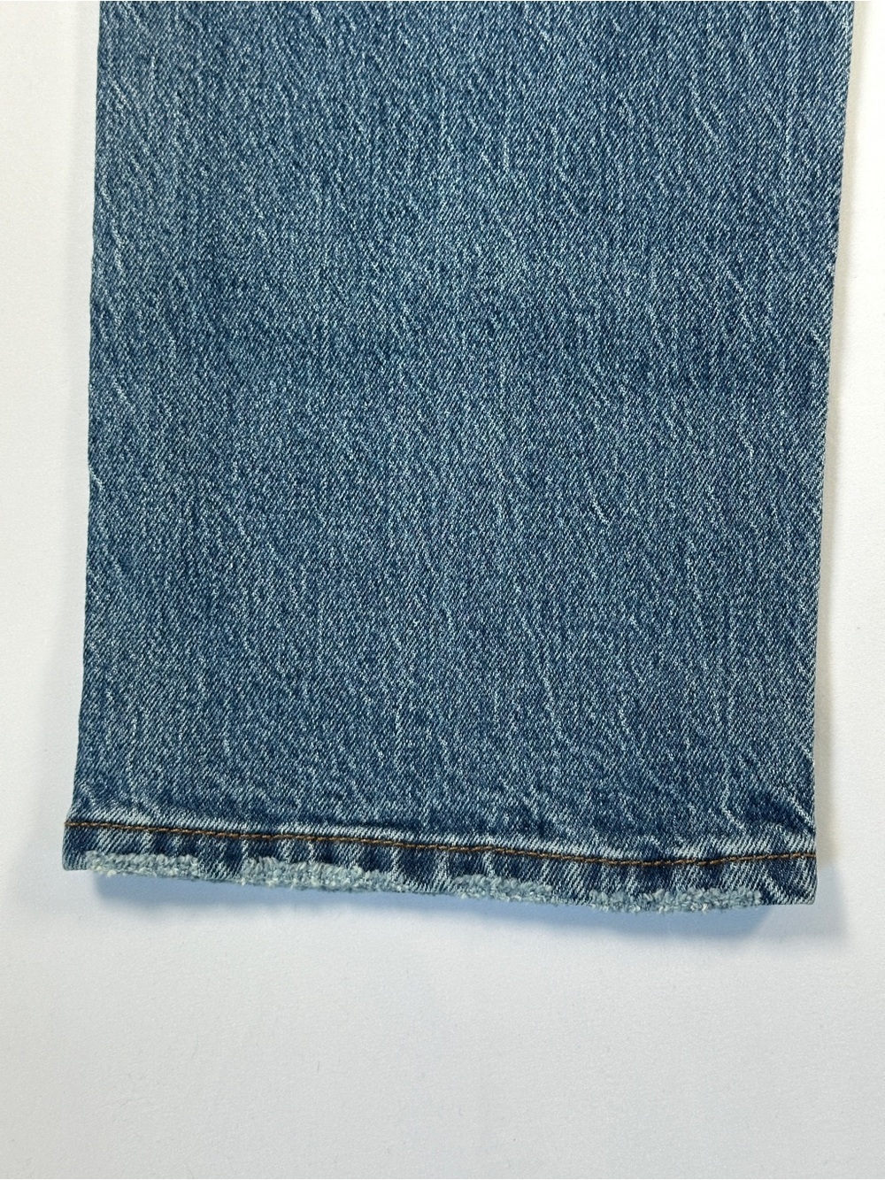 Levi’s 501 High Rise Straight Leg Denim Jeans Medium Wash Stretch W32 L30 90s - Picture 8 of 13